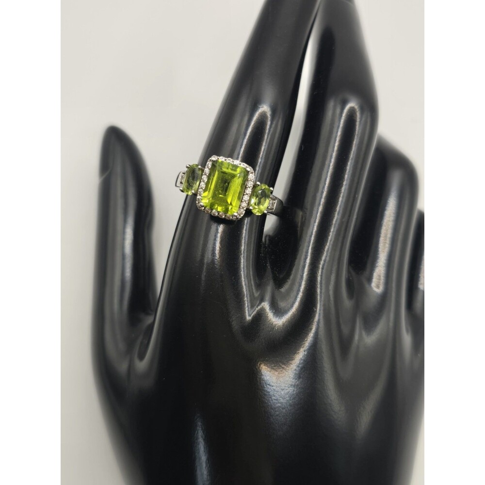 DK 925 & Diopside Ring Size 10